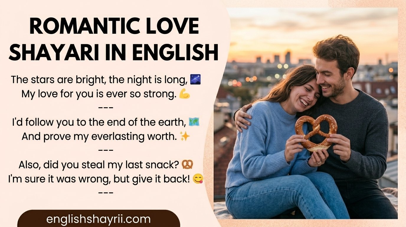 Romantic Love Shayari in English