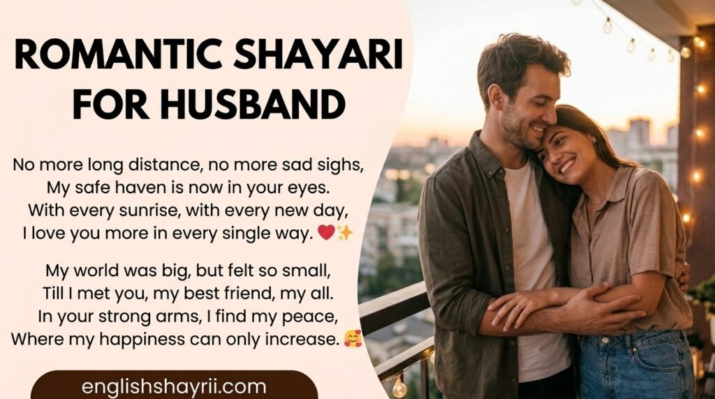 Romantic Shayari for Husband
