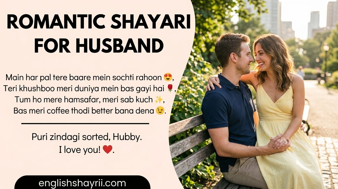 Romantic Shayari for Husband
