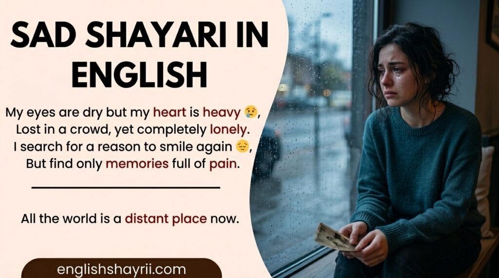 Sad Shayari in English