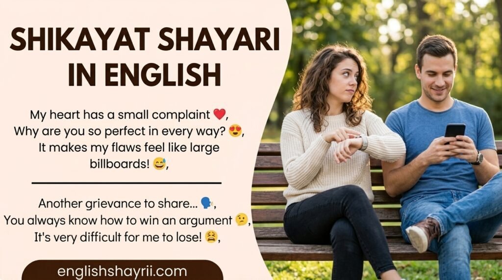 Shikayat Shayari in English
