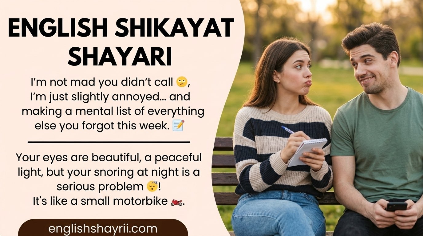 Shikayat Shayari in English