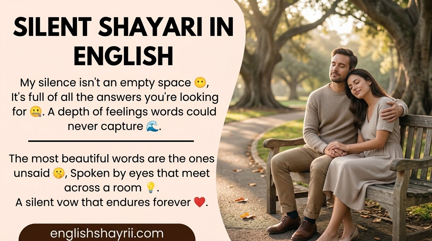 Silent Shayari in English