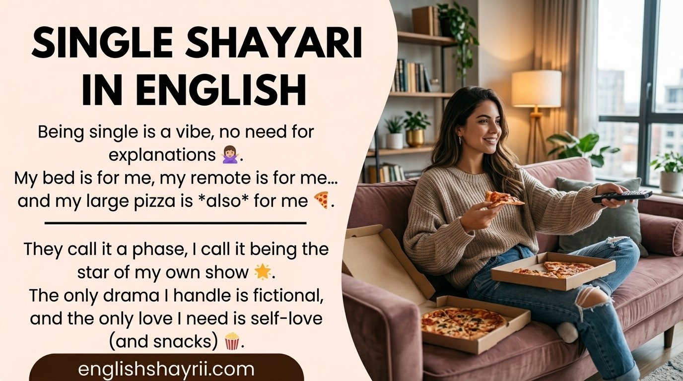 Single /Single Life Shayari in English