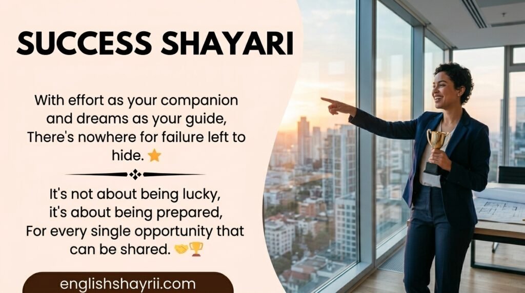 Success Shayari in English