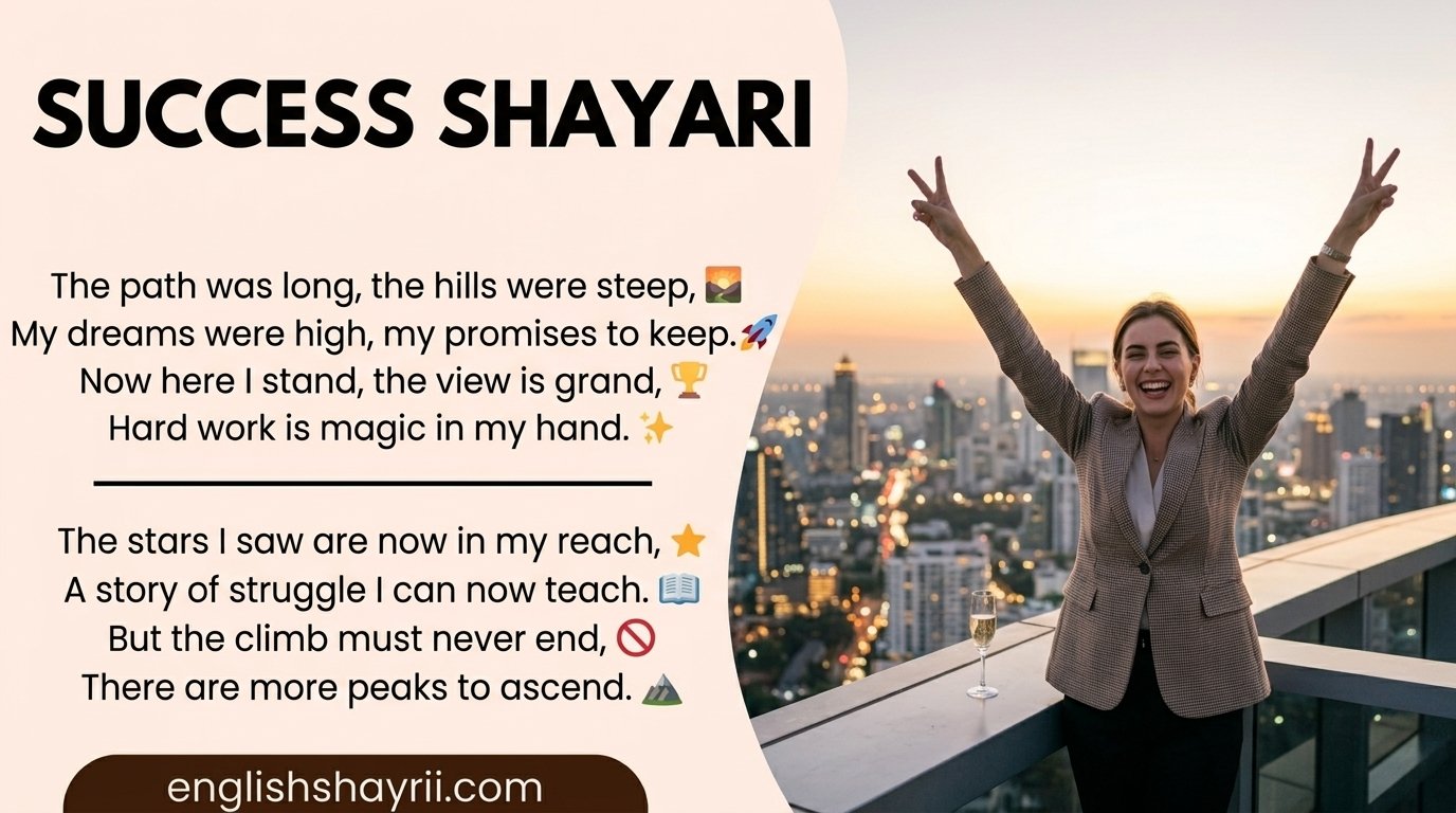 Success Shayari in English