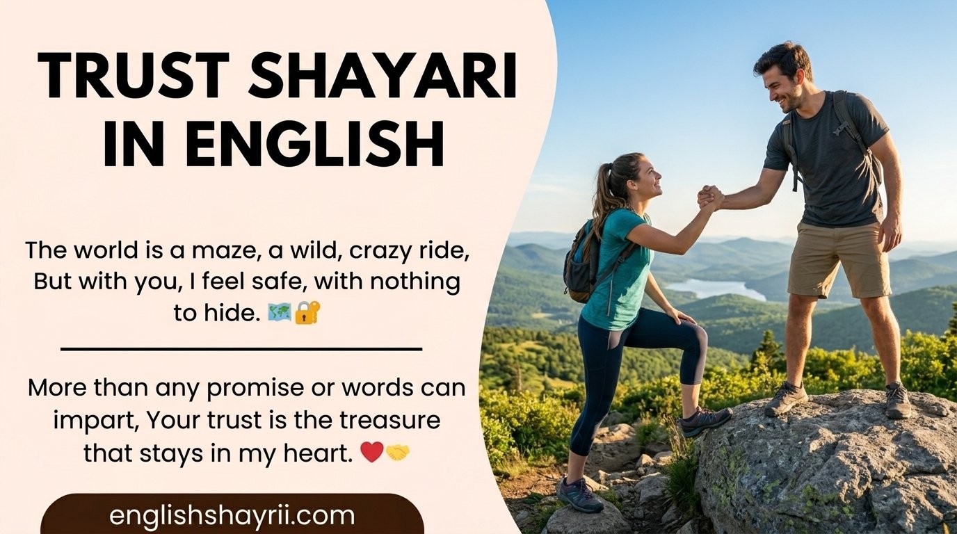 Trust Shayari in English