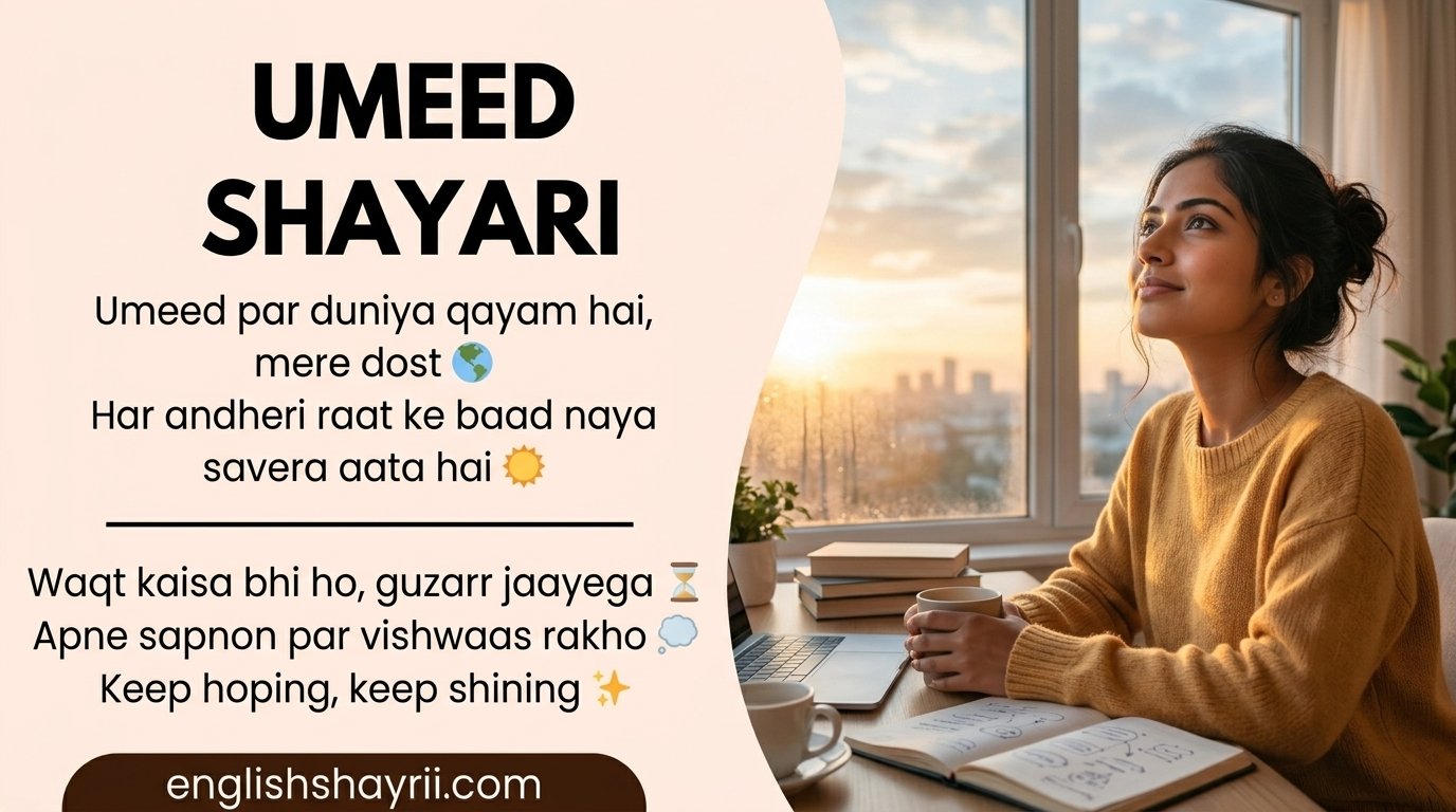 Umeed Shayari in English