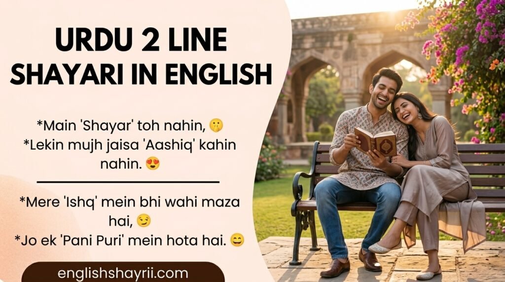 Urdu 2 Line Shayari in English