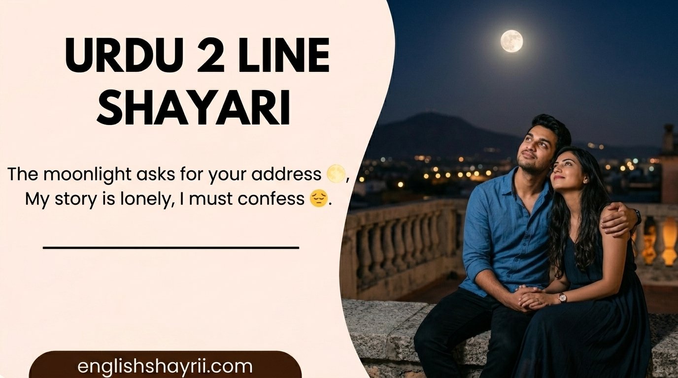 Urdu 2 Line Shayari in English