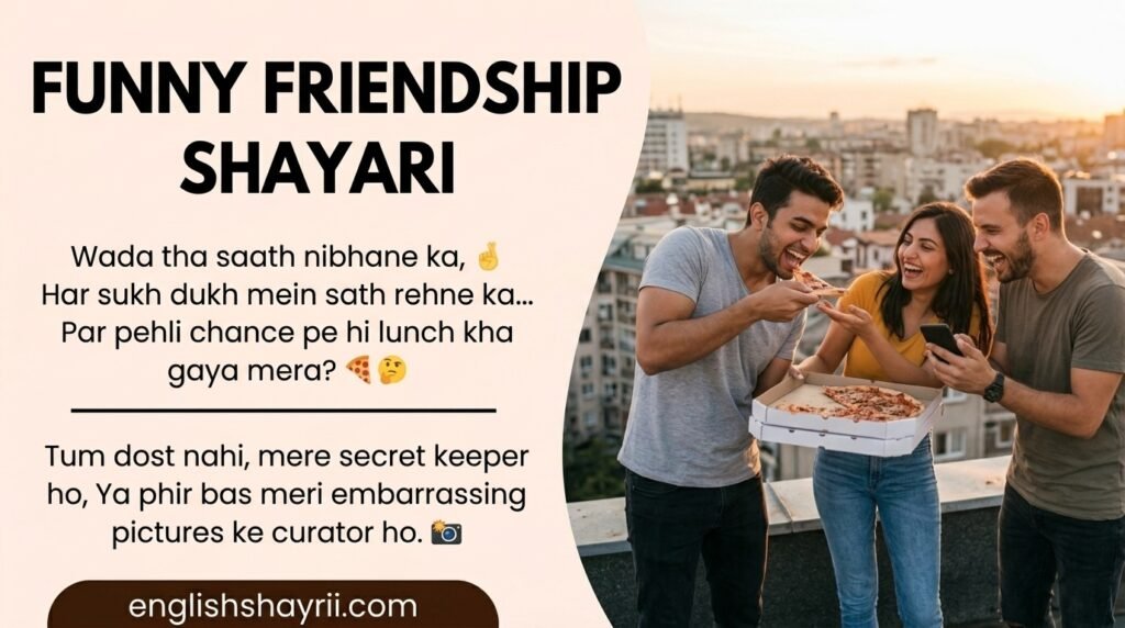 Urdu Friendship Shayari in English