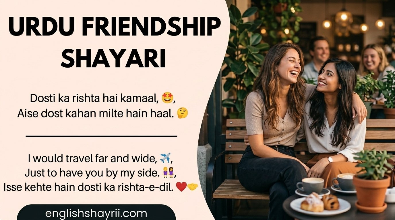 Urdu Friendship Shayari in English