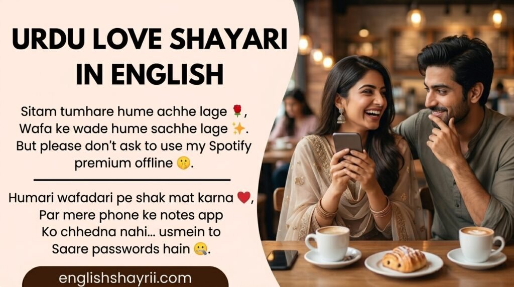 Urdu Love Shayari in English
