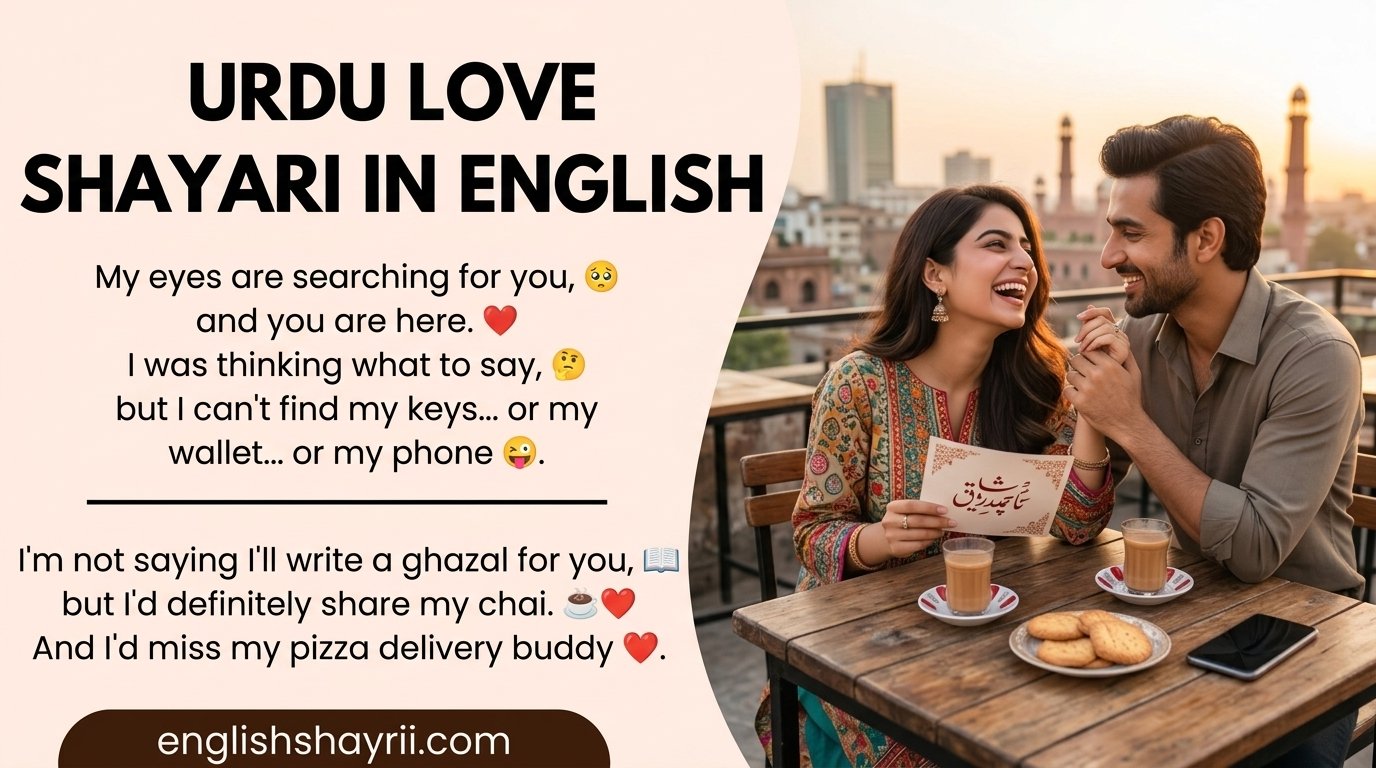 Urdu Love Shayari in English