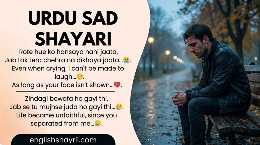 Urdu Sad Shayari in English